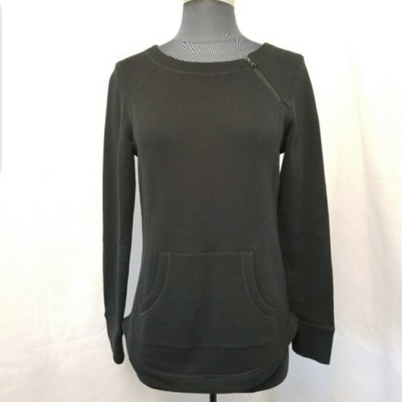 Lucy Tops - Lucy Top Athleisure Fitness Yoga Fleece S Black